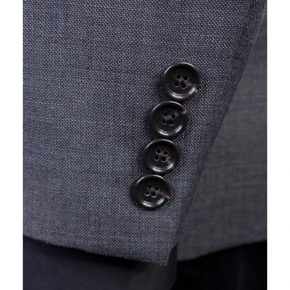 J.Crew Ludlow Tollegno 1900 Sz 38S 3D Wool Sport Coat Gray Two Button Jacket
